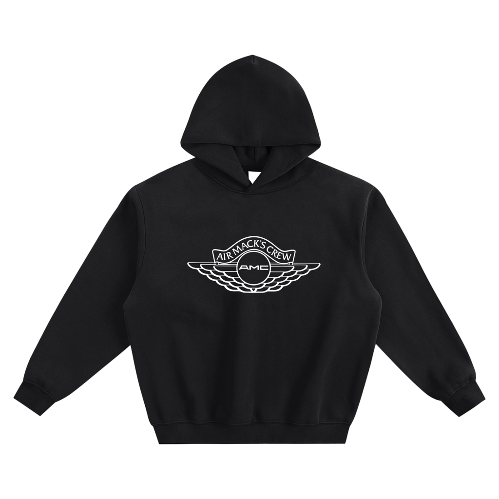 Wing Fleeced Boxy Hoodie