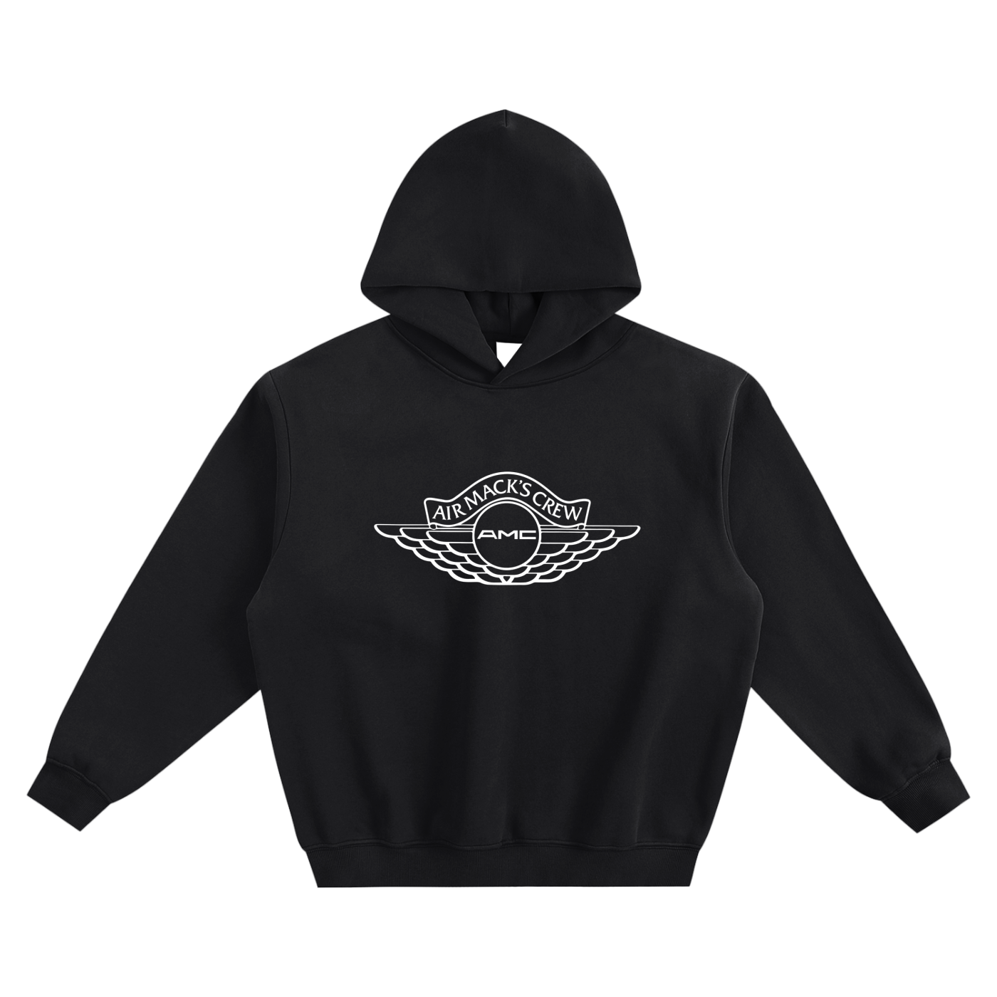 Wing Fleeced Boxy Hoodie